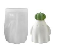 Moules à Bougies Halloween - Moules en Ciment pour Décoration d'Intérieur,Démoulage Facile Pour Formes De Citrouille Et Fantôme Halloween Utilisables Avec Cire De Chandelle Plâtre Résine Époxy Et Idéa