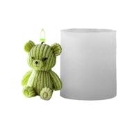 Moules À Bougies - Mini Ours Mignon Coulée Antiadhésive - Moules À Résine Décor Ours Mignon - Pour Époxy Plâtre Argile Savon Déco Maison Loisirs Créatifs DIY Cadeaux Fête Bas