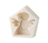 Moules À Bougies Polyvalents En Forme D'ange Moules À Savon Faits À La Main Moule En Argile Matériau En Silicone Pour Bricolage Amoureux De La Fabrication Manuelle Moule Antiadhésif