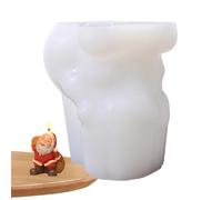 Moules À Bougies Pour Noël | Moulage Résine Et Modelage Argile | Moule À Motif De Noël Pour Fabrication De Bougies | Pour Artisanat Fêtes Action De Grâce Automne Hiver Anniversaire Table