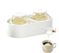 Moules À Boules De Glace Sphériques | Moule Circulaire Réutilisable Deux Cavités - bacs à glaçons avec couvercle | pour whisky cocktails café boissons jus bar de la maison cuisine congélateur et