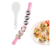 Moules À Boules De Riz - 7,09 X 2,56 X 1,18 Pouces 73 G, Outil De Cuisine De Qualité Alimentaire, Antiadhésif, Facile À Nettoyer | Machine À Sushi, Accessoires De Cuisine À Domicile, Décor De Déjeuner