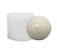 Moules à boules en silicone - Boule en spirale de 8,8 cm, moules réutilisables en silicone souple, durable, ne se déforme pas, résine artisanale | Silicone pour projets de bougies à faire soi-même