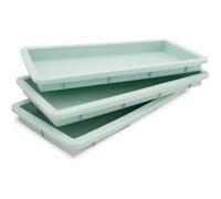 Moules à cake rectangulaire x3 vert d'eau 2976