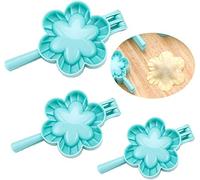 Moules à Chausson et à Pâte 3 pièces Ravioli Emporte Pièce, Moules a Pâtes Fabricant de Boulettes pour pâtes Moule et Pâte Pression Boulette Pie Maker Wrapper Découpe Pâte Accessoires de Cuisine