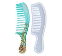 Moules à cheveux en silicone, moules à peignes pour résine époxy - Craft Making Hair Brush Mold - Moules en silicone pour résine époxy - Moule de moulage pour outils artisanaux
