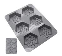 Moules à chocolat | 6 cavités faciles à démouler, moules en silicone pour savon, gelées, gâteaux, crêpes, desserts glacés