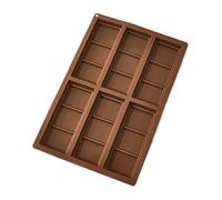Moules à Chocolat - 6 Cavités Moule Barre Profonde | Démoulage Facile Moules Silicone Fabricant Barres Énergétiques - Pour Cuisine Maison Fêtes Noël Mariage Halloween Anniversaire