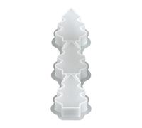 Moules À Chocolat De Noël Moule en silicone 3 cavités sapin Père Noël élan | Moule Souple DIY pour Argile pour Plâtre Argile Béton Arts et Artisanat Savon Arbre de Noël