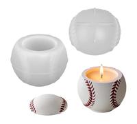 Moules à Chocolat,Démoulage Facile en Silicone,Moule Forme de Balle de Baseball Savon | Pour Fêtes, Anniversaires, Biscuits, Desserts, Gelées, Fondants, Savons, Pâtes à