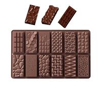 Moules à chocolat détachables, moules à barres chocolatées | Moules en silicone de qualité alimentaire pour bonbons au chocolat | à barres de céréales nutritionnelles résistants à la chaleur, m