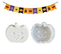 Moules à chocolat d'Halloween - Moules de fabrication de bougies - Figurines décoratives faites à la main - Moules en plâtre pour pâte à modeler - Pendentif en résine époxy - Savon - Chocolat