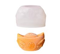 Moules à chocolat en forme de lingot doré en silicone pour décoration de gâteaux, pâtisseries, moule à chocolat, outil de cuisson antiadhésif facile à nettoyer