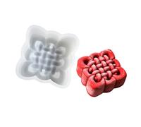 Moules à chocolat en forme de nœud chinois, outil de décoration de gâteau, savon facile à nettoyer, moule à dessert en silicone