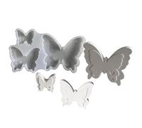 Moules à chocolat en forme de papillon, moule en résine - Moule à - Moule à plâtre | Moule à gâteau en silicone en forme de papillon pour fête d'anniversaire, moule à gâteau de cuisine