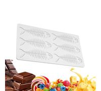 Moules à chocolat en silicone - 25,4 x 14,5 x 0,4 cm, anti-adhésif, drôle, outils de cuisson | Outil polyvalent de bricolage