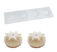 Moules à chocolat en silicone, 3D Hollow Round, Leaves Shape Silicone Molds for Baking Resin Soap Candy Craft Cake Decorating Birthday Desserts(361)