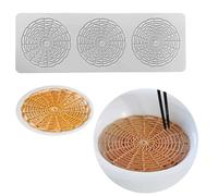 Moules à chocolat en silicone, 3D Hollow Round, Leaves Shape Silicone Molds for Baking Resin Soap Candy Craft Cake Decorating Birthday Desserts(351)