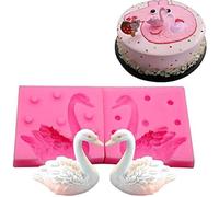 Moules à chocolat en silicone, 3D Swan Fondant Silicone Mould, Bird Cake Decoration Silicone Molds, DIY Baking Chocolate Mold