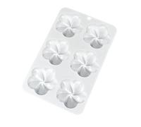 Moules à chocolat en silicone en forme de fleur pour mousses et gâteaux - Outil de décoration facile à nettoyer - Moule à chocolat anti-adhésif facile à nettoyer