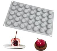 Moules à chocolat en silicone, Fruit Shaped Silicone Mold 35 Cavity Cherry Chocolate Silicone Dessert Moulds DIY Baking Cake Mould(A)