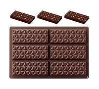 Moules à Chocolat en Silicone,Moules à Barres de Chocolat - Barre de moules à chocolat en silicone, à barres de céréales nutritionnelles résistants à la chaleur, moules à barres de protéines en