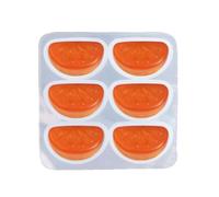 Moules à chocolat en silicone - Moules à bonbons gélifiés, 6 cavités en forme de bouteille de cola d'orange, moule à bonbons en silicone anti-adhésif pour chocolat, gelée, glaçons, friandises pour