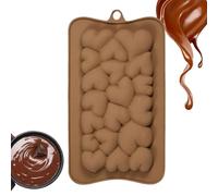 Moules à chocolat en silicone | Moules en silicone pour barres protéinées et énergétiques | Moules à barres de chocolat en silicone à motif créatif, anti-adhésif, pour chocolat, truffes, pain, brownie
