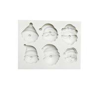 Moules à chocolat en silicone, série Noël, 2Santa, F