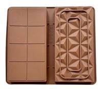 Moules à chocolat - Moule à barre de chocolat | Moule à barre de chocolat en silicone | Moules à chocolat noir | Moules pour barres de chocolat épaisses | Moules resisten