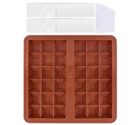 Moules à Chocolat | Outil De Pâtisserie En Silicone Antiadhésif | Moules À Snacks,Pour La Fabrication De Délices De Noël Au Chocolat, Barres Fourrées De Bonbons Et Snacks Pour