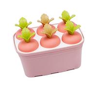 Moules à crème glacée réutilisables avec couvercle amovible - Moules à glaces faits maison en polypropylène - 3 couleurs au choix