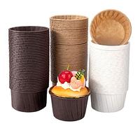 Moules à Cupcakes en Papier, Lot de 150 Moule Muffins Jetable Mini Caissettes Cupcake, Cuisson Standard Patisserie, antiadhésif Ramequins à tarte, gâteau pour Mariage, Anniversaire, Fêtes, Noël