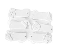 Moules à décorations de Noël en résine Moule en silicone antiadhésif pour | Moules 6 Cavités Pour Ornements De Noël En Résine Époxy Pour loisirs créatifs festifs, souvenirs, argile, plâ