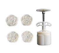 Moules à dessert à motif floral - Outil de décoration pour la fabrication de biscuits, moules à dessert chinois pour la cuisson