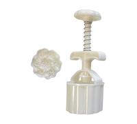 Moules à desserts à pression à la main - Motif floral - Tampon à biscuits - Moule à dessert - Moule à dessert - Moule à gâteau en forme de fleur - Presse à la main facile à nettoyer