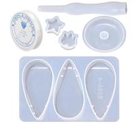 Moules à dessous de verre en résine époxy Moule en silicone antiadhésif | Forme pour dessous-de-plat de fête Pour Bassine à Vaisselle Marmite Bol Table Comptoir Cuisine Café Costume C