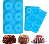 Moules à donuts en silicone 3 pièces pour muffins