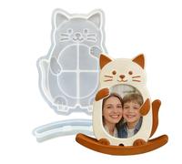 Moules À Époxy | Outils De Création Flexibles Animaux Mignons - Dog Cat Epoxy Resin Molds Silicone,Pour Plâtre Cadre Photo Cadeaux Fête Arts Créations