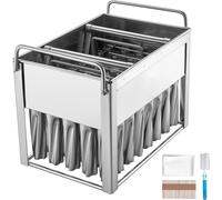 Moules à esquimaux commerciaux - 40 moules cylindriques pour sorbetière - support de moules en acier inoxydable avec 50 bâtonnets et sachets de glace - kit de moules individuels