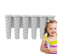Moules À Esquimaux Maison - Moule Silicone 6 Cavités avec Bâtonnets pour,Accessoire Fait Main Antiadhésif pour Préparer des Glaces Maison Bureau Appartement