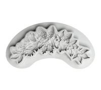 Moules à fondant en silicone réutilisables pour l'hiver | Moule à gâteau en forme de cône de Noël pour bonbons, bougies, desserts, maison, cuisine, boulangerie, maternelle