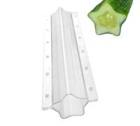 Moules à fruits de jardin | Forme de croissance en forme de cœur d'étoile | Outil de plantation de légumes solide | Accessoires de jardinage pratiques et réutilisables pour concombre, courgettes