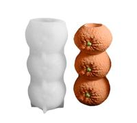 Moules à Fruits, Moules Bougies en Silicone, Moule Décoratif Festif pour Bougies et Savon avec Résine pour Halloween Mariage Noël