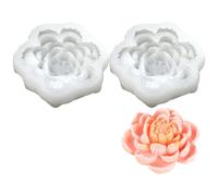Moules à gâteau en forme de fleur flexibles en silicone robuste et flexible pour pâtisserie créative et décoration de pâtisseries