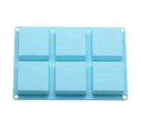Moules à gâteau en silicone Moules à chocolat à 6 cavités pour | Ustensiles de cuisson et travaux manuels pour biscuit fondant savon résine argile