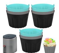 Moules à gâteau - Moules à friteuse à air chaud, moule à friteuse à air chaud pour cupcakes, plats à sauce, ramequins de style classique, moules pour œufs pochés, accessoires pour friteuses-Fo