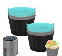 Moules à gâteau - Moules à friteuse à air chaud, moule à friteuse à air chaud pour cupcakes, plats à sauce, ramequins de style classique, moules pour œufs pochés, accessoires pour friteuses-Fo