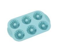 Moules à gâteau réutilisables en silicone - 6 cavités antiadhésives pour gâteaux, cupcakes, chocolats, bonbons, gelées, desserts | Résistant à la chaleur - Passe au lave-vaisselle, au micro-ondes et