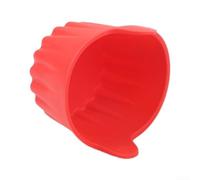 Moules à Gâteau Silicone 6pcs Compatible Air Fryer(Red) | Silicone alimentaire sûr, BPA, résiste -40°C à 230°C, , , lavable lave-vaisselle